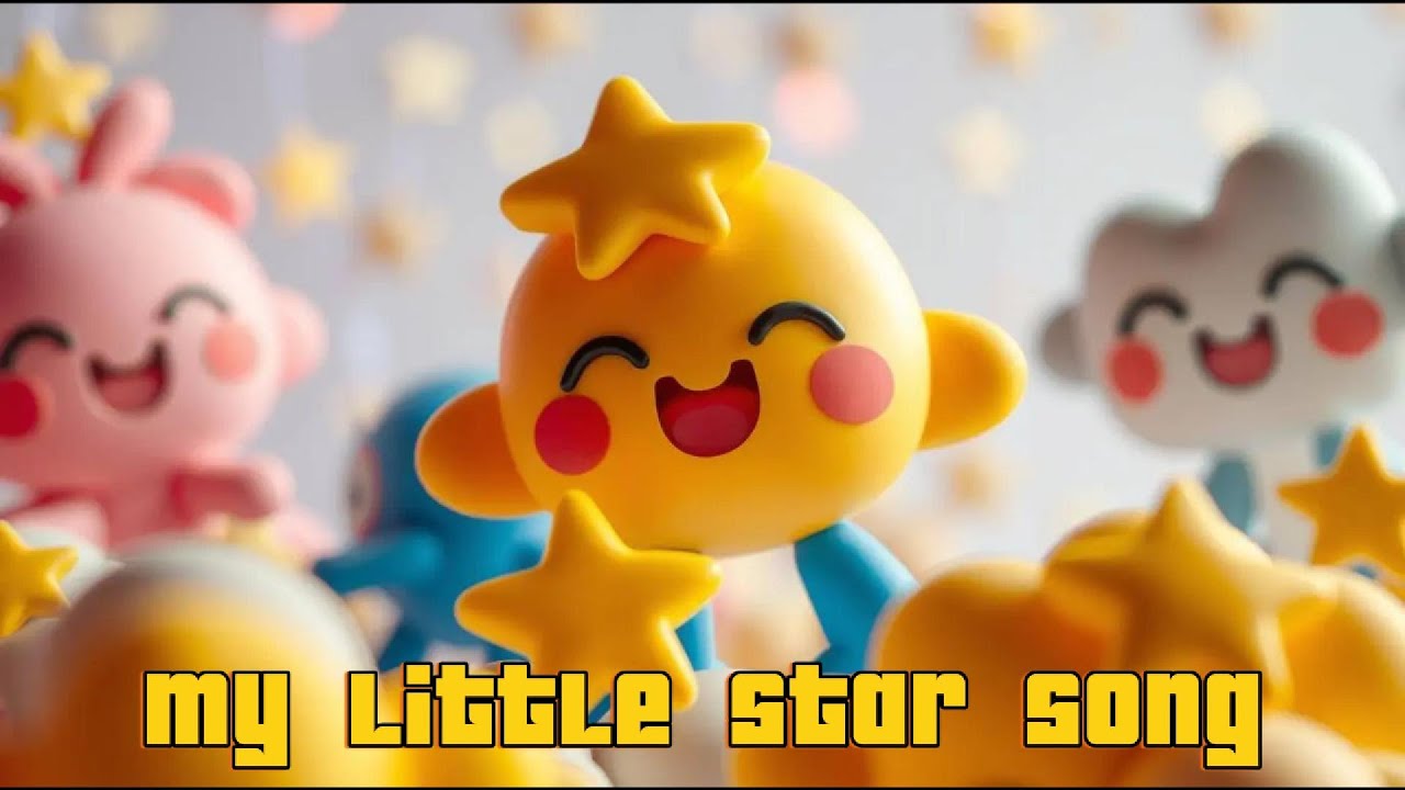 🌟✨🎶 My Little Star Song – Twinkling Night Song for Kids | Smily Miley Chily 🌈💛