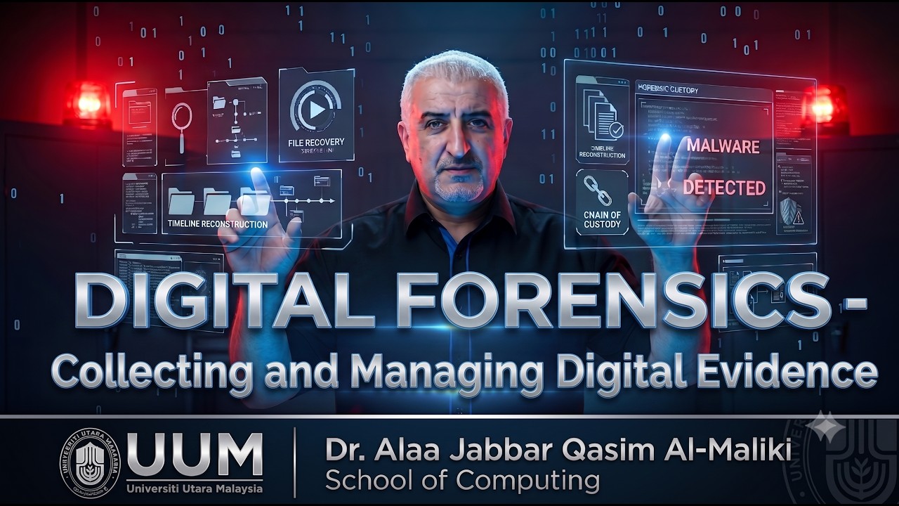 DIGITAL FORENSICS - 6. Collecting and Managing Digital Evidence جمع وإدارة الأدلة الرقمية