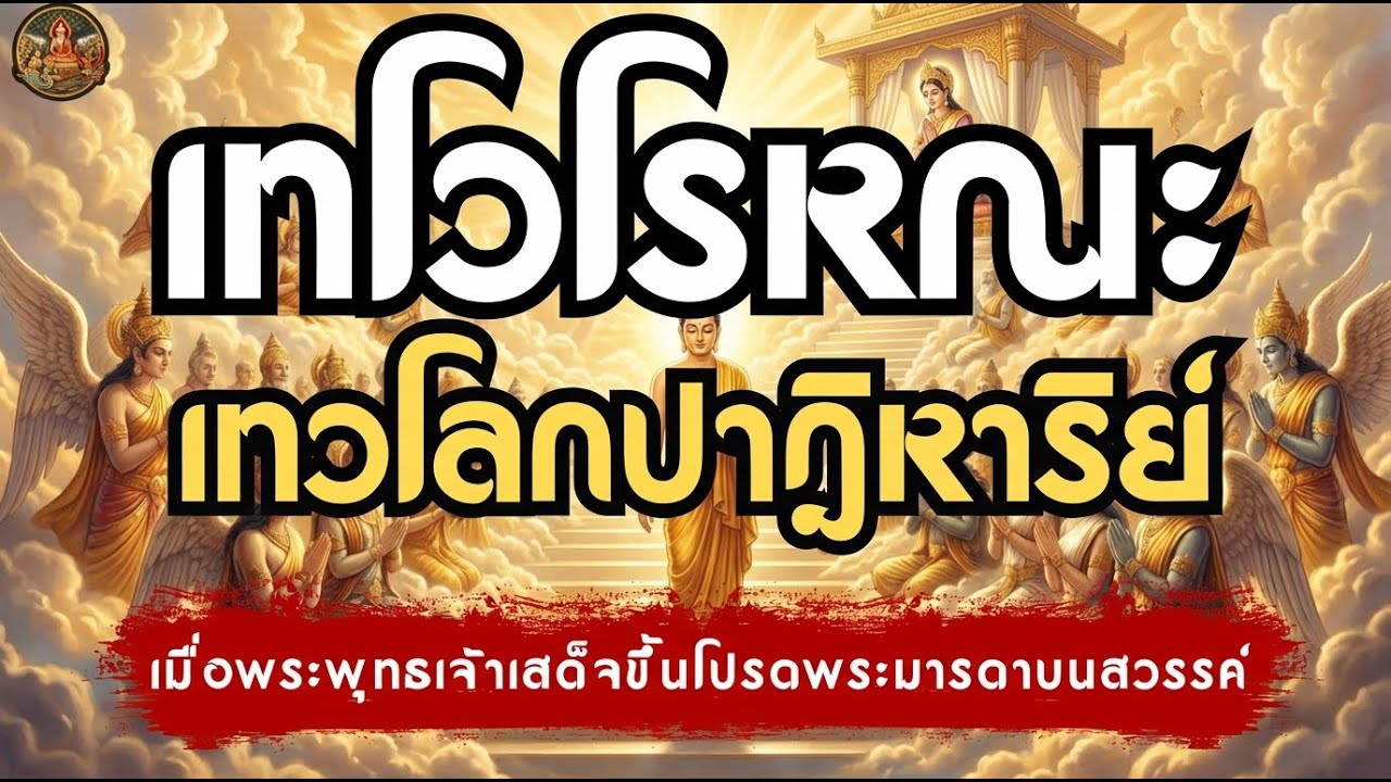 เทโวโรหณะ เทวโลกปาฏิหาริย์ เมื่อพระพุทธเจ้าเสด็จขึ้นโปรดพระมารดาบนสวรรค์ | เรื่องเล่าชาติสุดท้าย