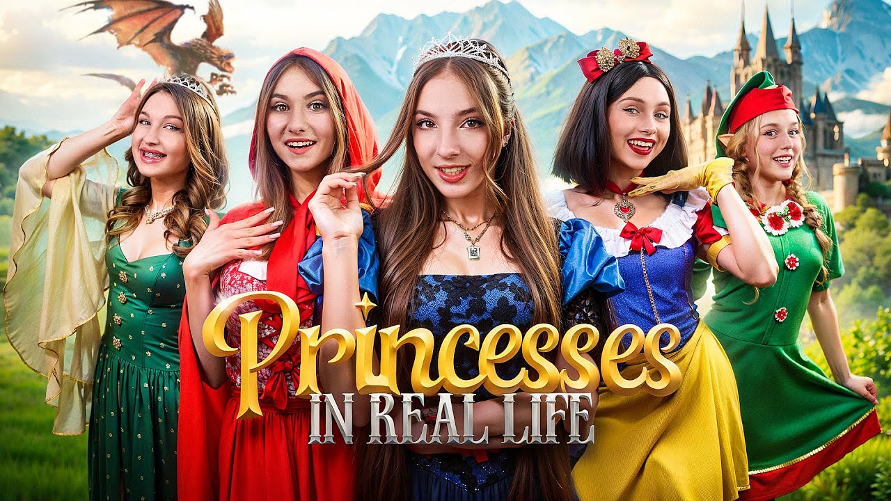 We Became Princesses! We Got to Fairy Tales