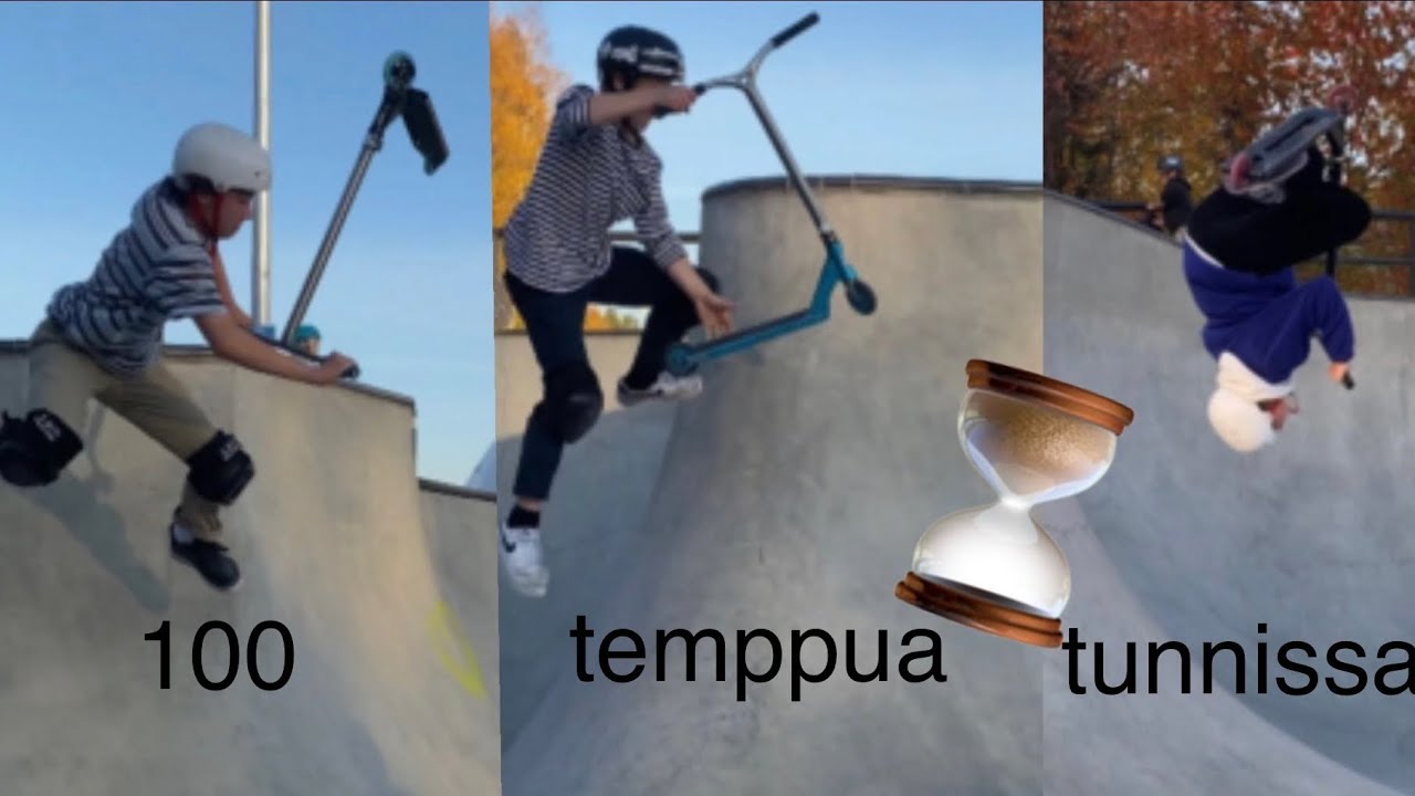 100 temppua tunnissa