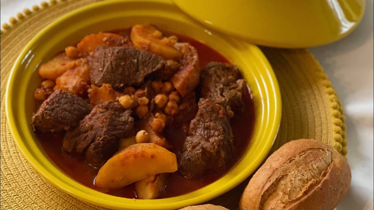 Chtitha lham  / batata b lham / rago&ucirc;t de viande &agrave; l&rsquo;alg&eacute;roise / بطاطا باللحم  #algerienne #ramadan