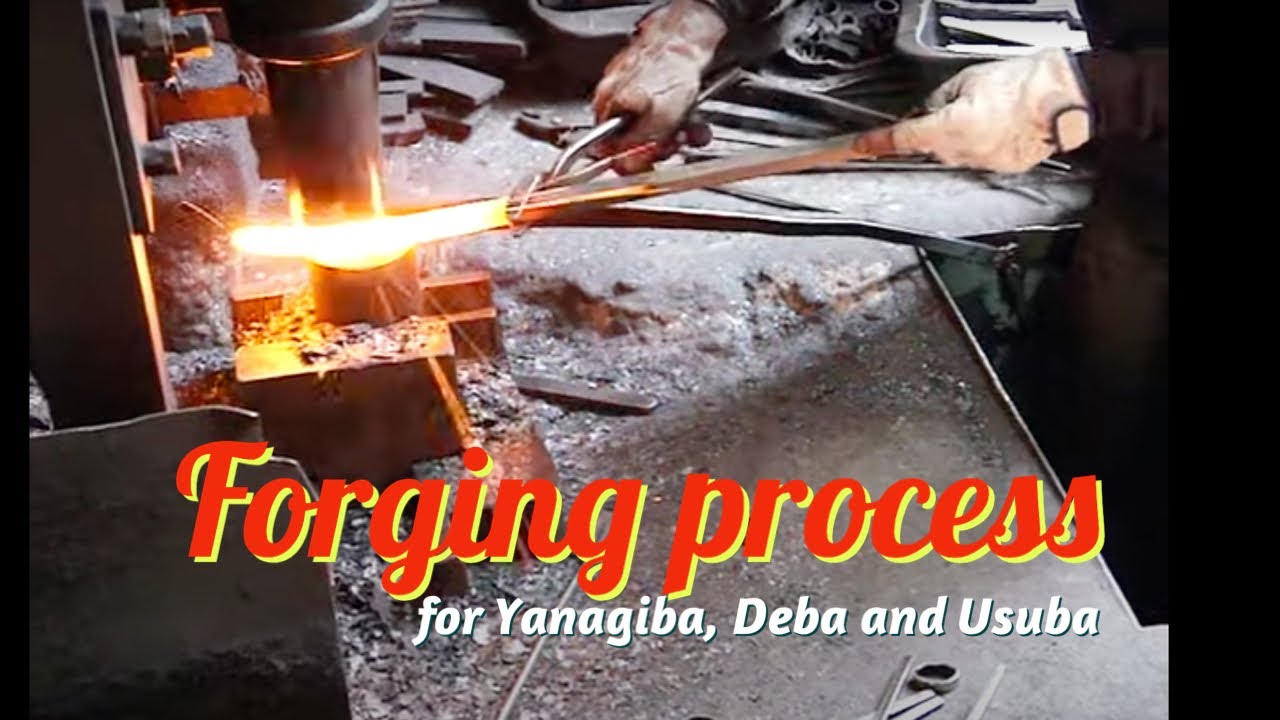 Forging process for Yanagiba, Deba and Usuba