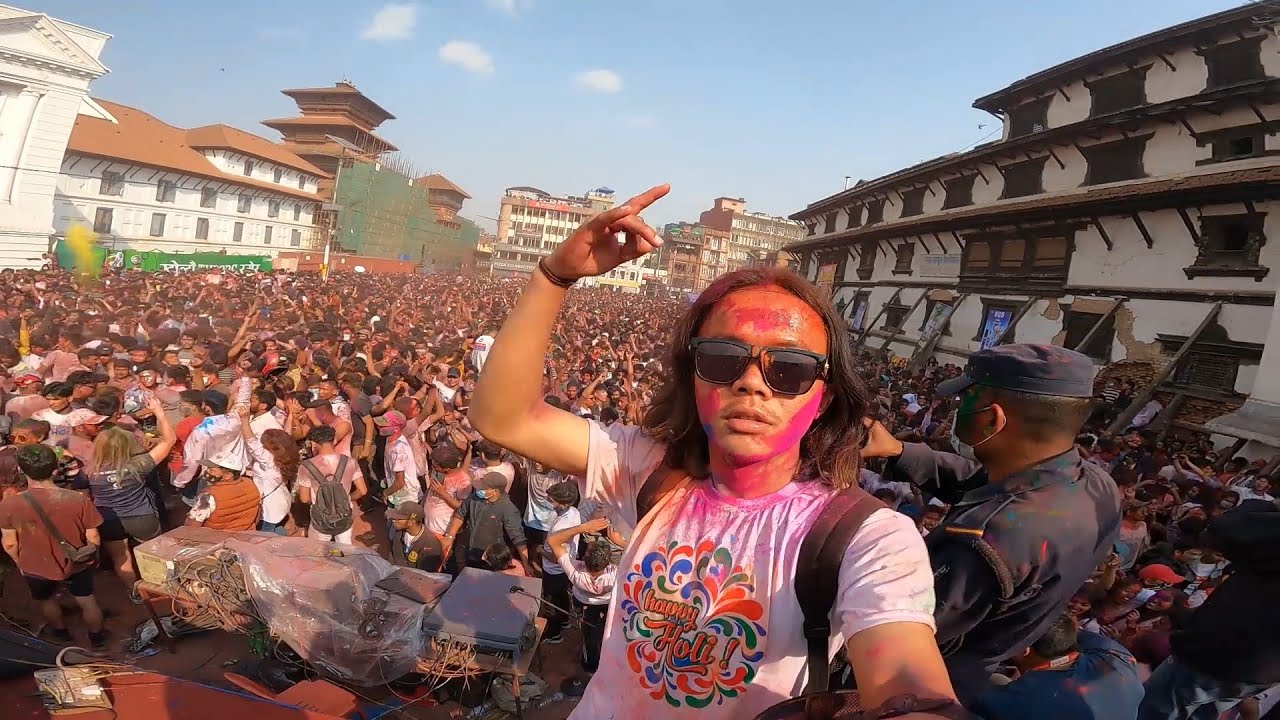 Holi Special at Basantpur Kathmandu.//के हो यस्तो बसन्तपुर मा हानाहान  //