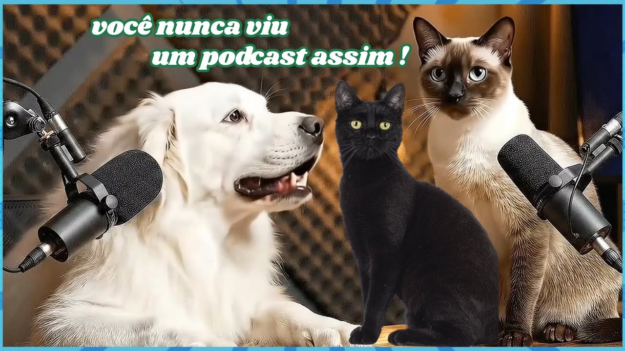 Você nunca viu um podcast assim!