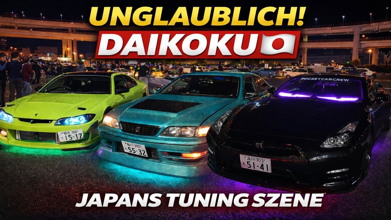 DAIKOKU PA 🇯🇵🔥 | Japans legendäres Autotreffen in Tokio (JDM & Supercars)