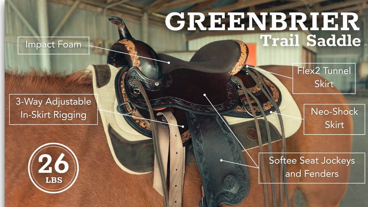 НОВОЕ седло Greenbrier Trail 2025 от Circle Y!