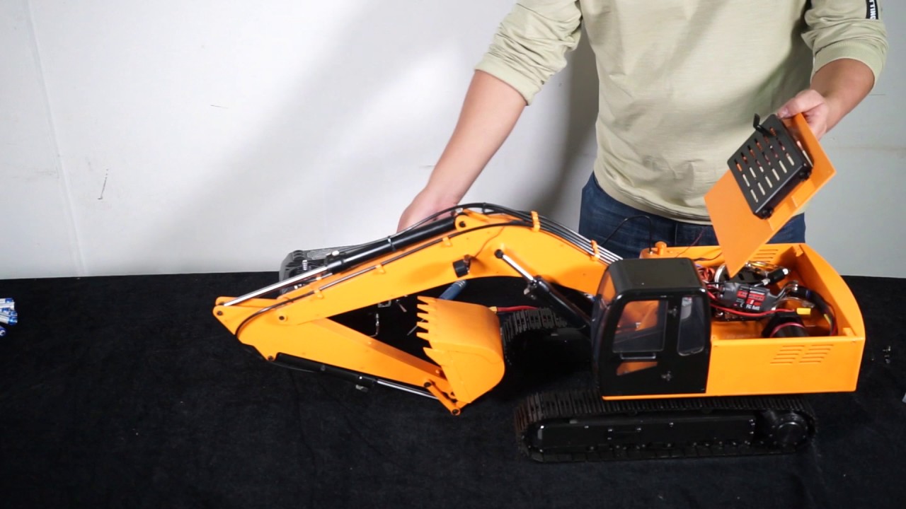 1/12 Scale Earth Digger 4200XL Hydraulic Excavator (RTR) Video Tutorial