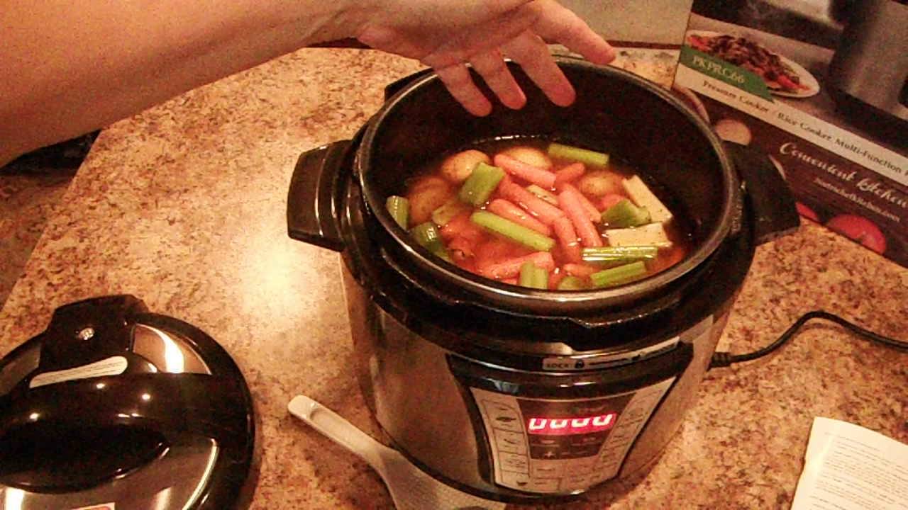 NutriChef Pressure Cooker / Rice Cooker, Multi-Function Food cooker - 5QT (PKPRC66)