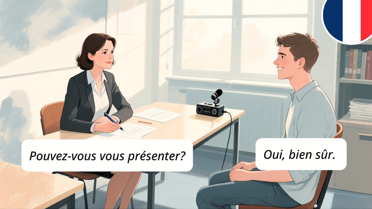DELF B2 Oral Exam Simulation | French Conversation, Listening & Speaking Practice | Le t&eacute;l&eacute;travail