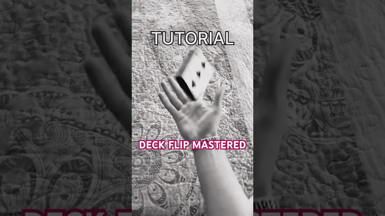 Deck Flip MASTERED – The Smoothest Cardistry Move You’ll Ever Learn!