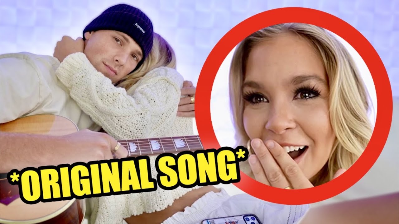 I MADE A SONG FOR MY GIRLFRIEND! *She Cries* 😪❤️