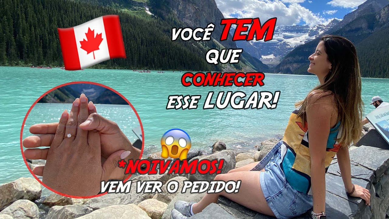 AS INCRÍVEIS MONTANHAS ROCHOSAS DO CANADÁ! E FUI PEDIDA EM CASAMENTO!!! 😱😍