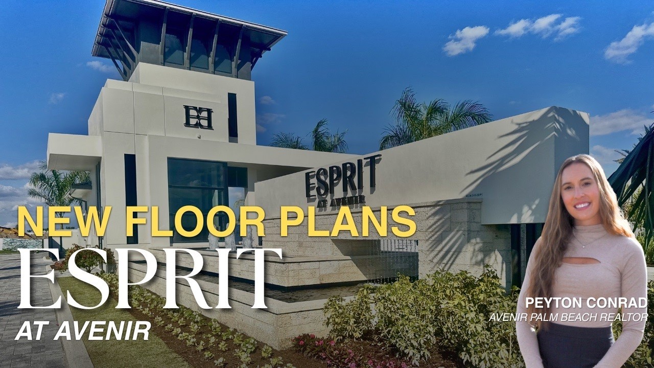 2 новых планировки в Esprit в Avenir | Обновление Gina, Noelle и Priscilla | Палм-Бич-Гарденс 2026