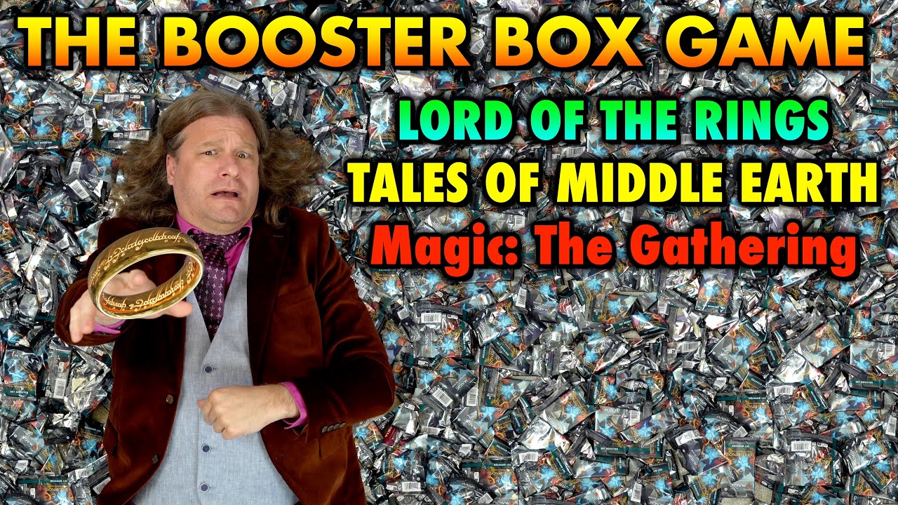 Let's Play The Booster Box Game for Magic: The Gathering! Tales Of Middle Earth, Lord Of The Rings!