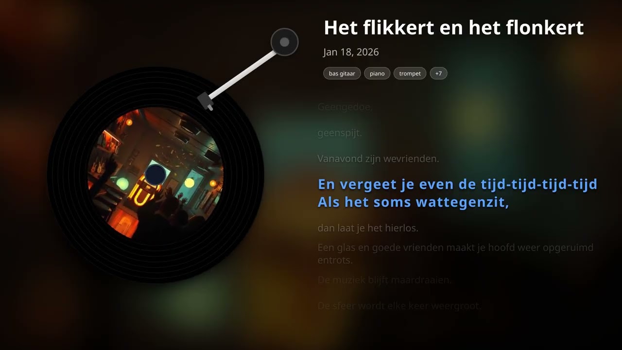 Het Flikkert en het flonkert (official lyric video)