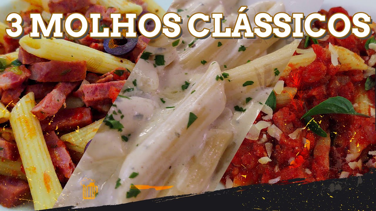 3 TIPOS DE MOLHOS CLÁSSICOS ITALIANOS INCRÍVEIS!