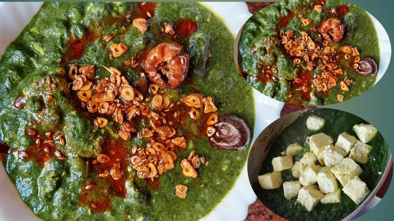😋 Yummy and Tasty Matar  Palak Panner Recipe | 🥰  Palak Panner Recipe At your Home 🏡 