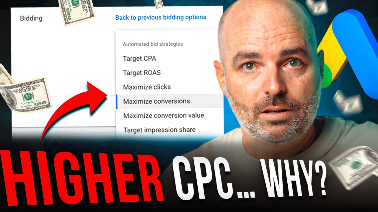 WHY CPC increases with max conversions