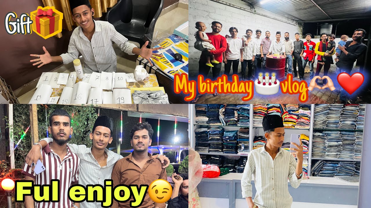 My birthday celebration🎂vlog🫶🏻❤️ full enjoy😉 bhai log ke sath ❤️🫶🏻😘