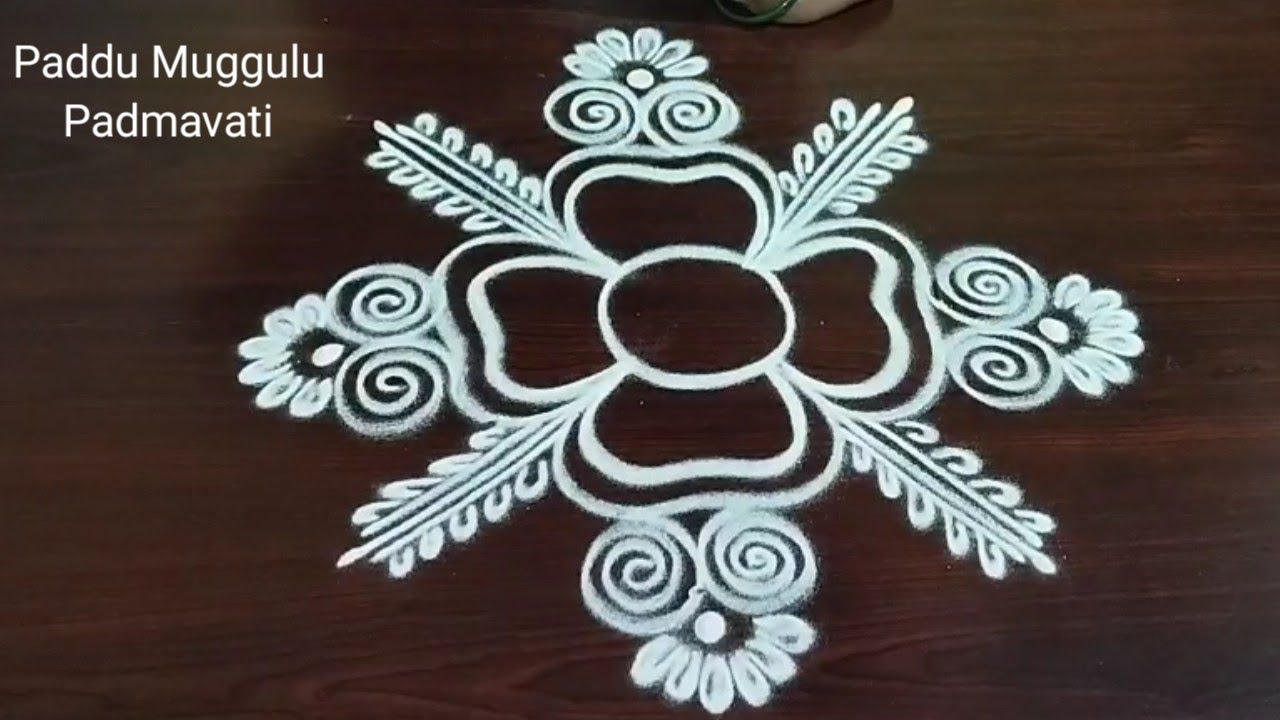 Easy Rangoli Designs 🌺 Traditional Rangoli designs🌺 Simple Daily Muggulu 🌺 Paddu Muggulu 