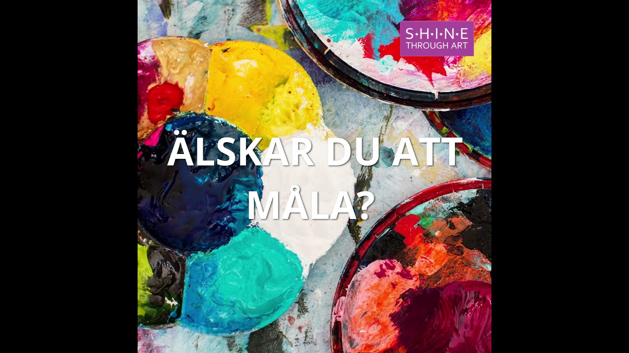 M&aring;la med akrylpennor!