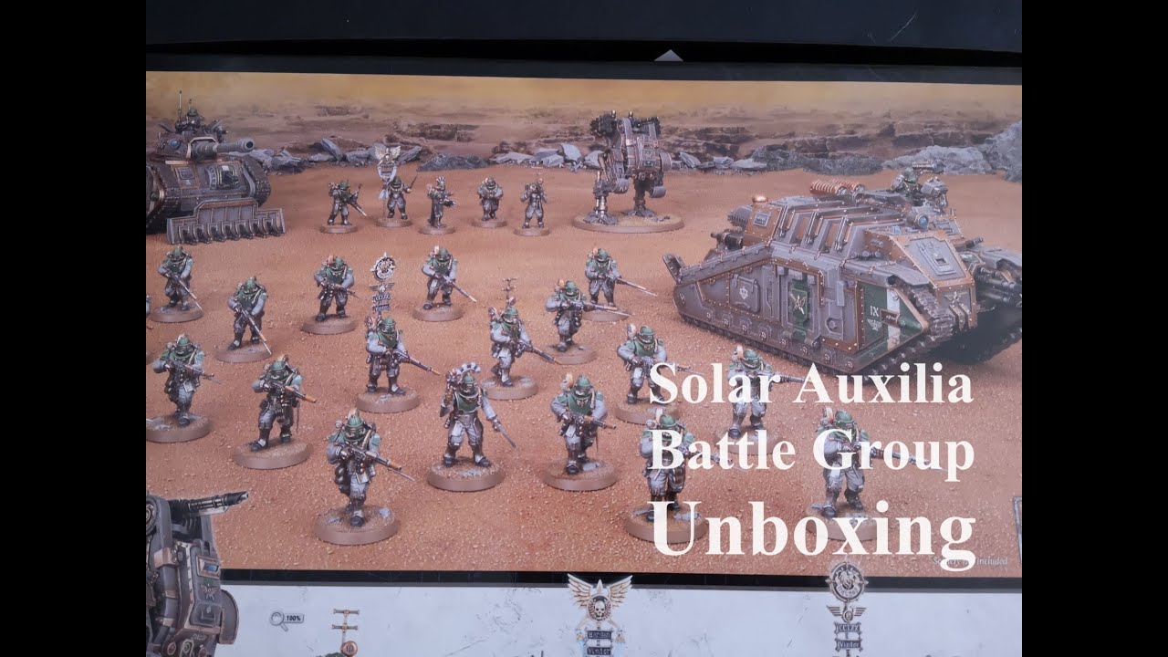 Solar Auxilia Battle Group Unboxing - Warhammer The Horus Heresy, Games Workshop