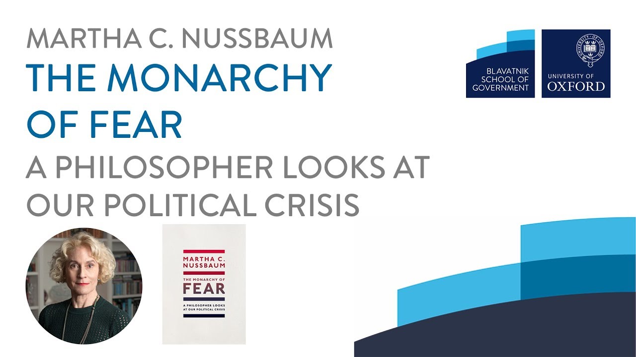 The Monarchy of Fear: A Philosopher Looks at Our Political Crisis