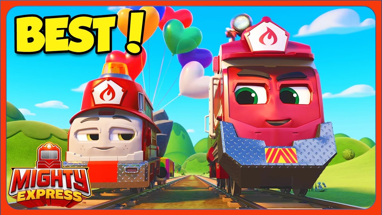 The BEST Mighty Express Trains! (Compilation) | Mighty Express | Cartoons For Kids