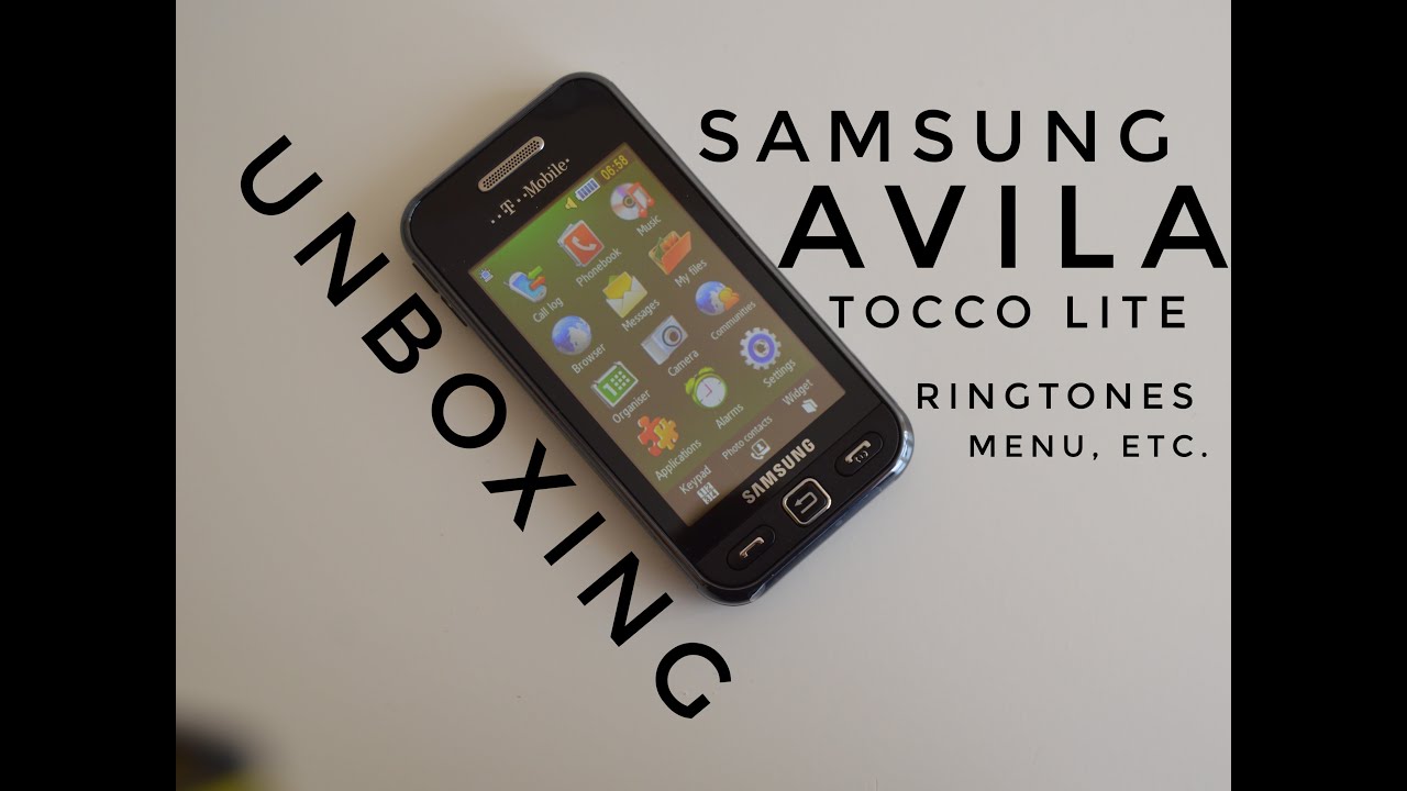 Samsung Tocco Lite Avila - RetroUnboxing