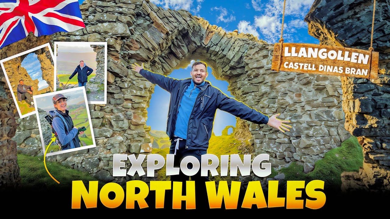 Birmingham to Llangollen Trip 🚘 | Castell Dinas Br&acirc;n Walk 🏞️ | UK Daily Vlog episode #20 