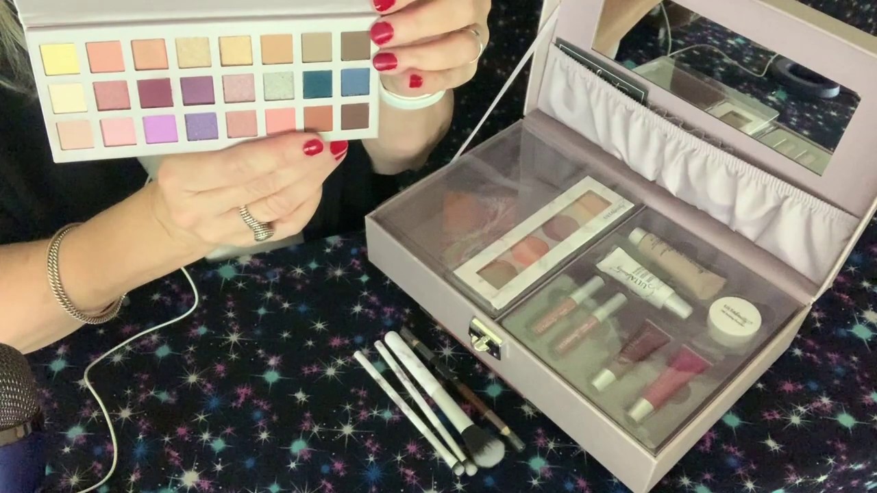 ASMR Relaxing Ulta Makeup Unboxing / Haul Soft-spoken / Whispered Tapping and Mic Brushing