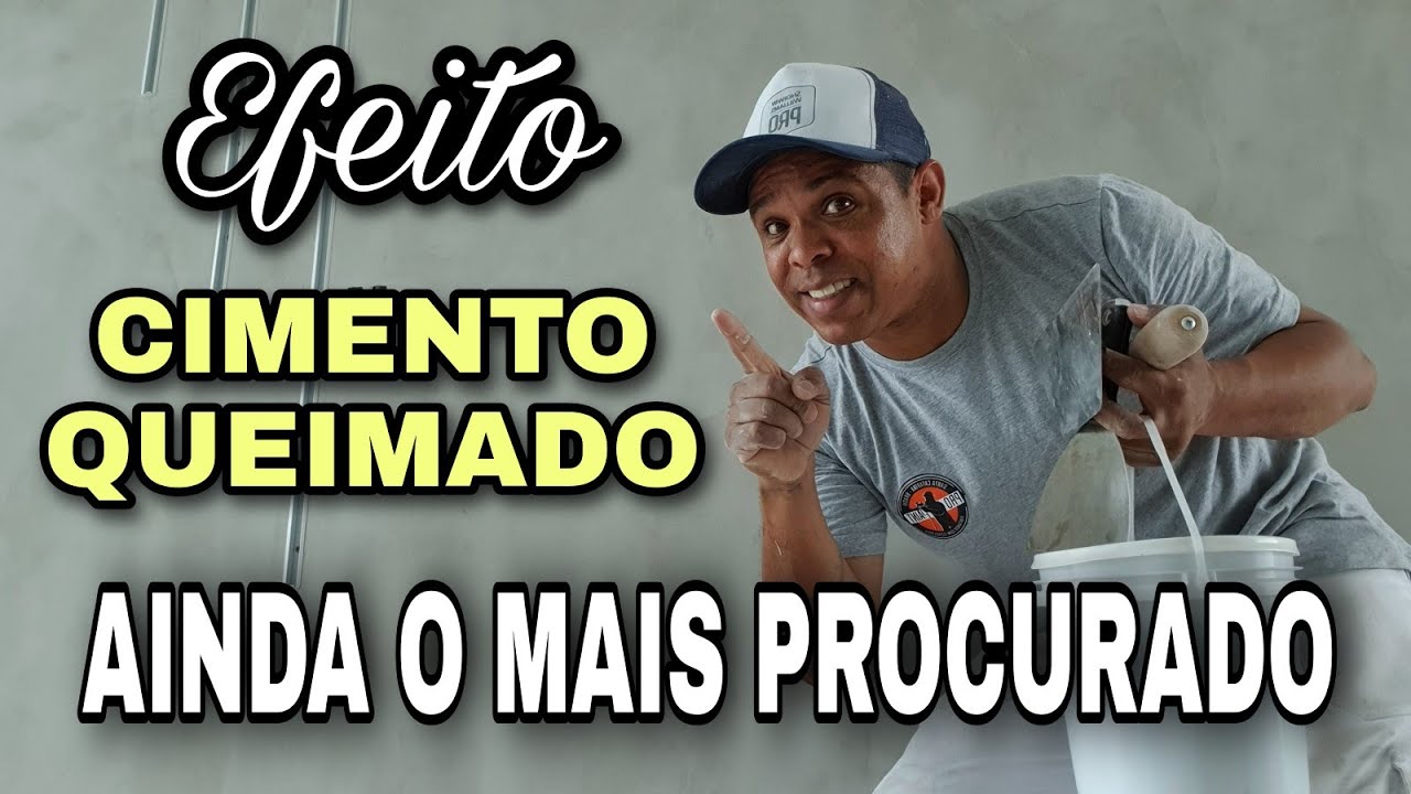 Como fazer cimento queimado!