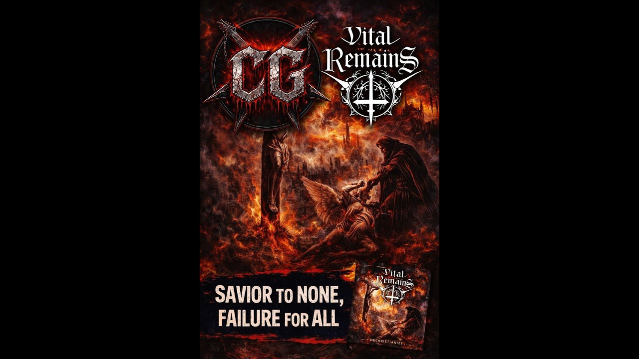 Vital Remains   Savior to none failure for all - guitar cover
