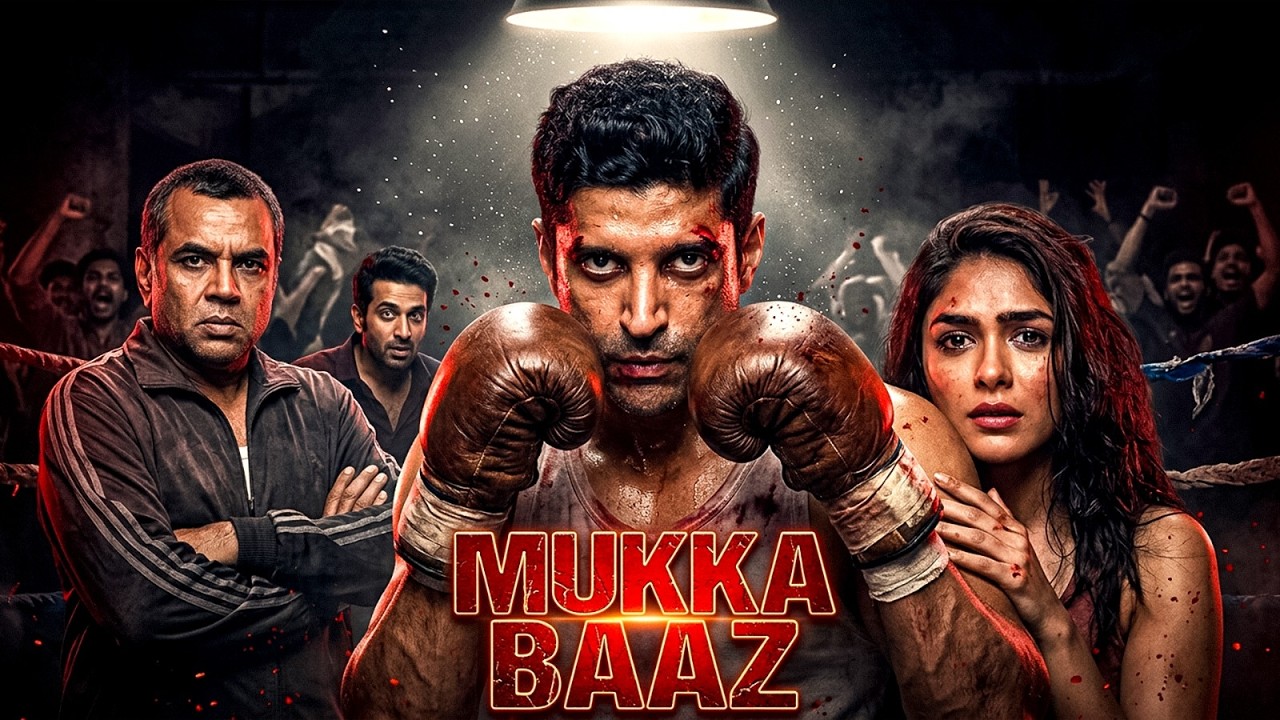 MUKKA BAAZ Full Movie Hindi Dubbed | Farhan Akhtar | Mrunal Thakur | Sports Drama Movie