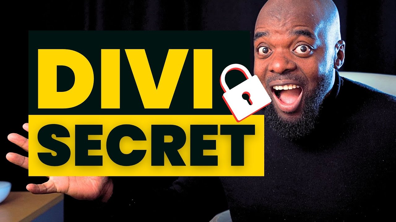 Divi Secret - Design Website Faster 😳