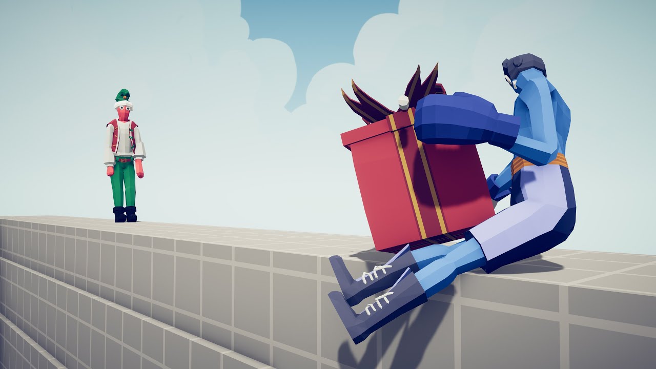 PRESENT ELF vs EVERY UNIT - Totally Accurate Battle Simulator TABS