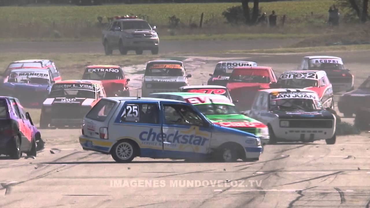 Accidente múltiple en la Monomarca Fiat