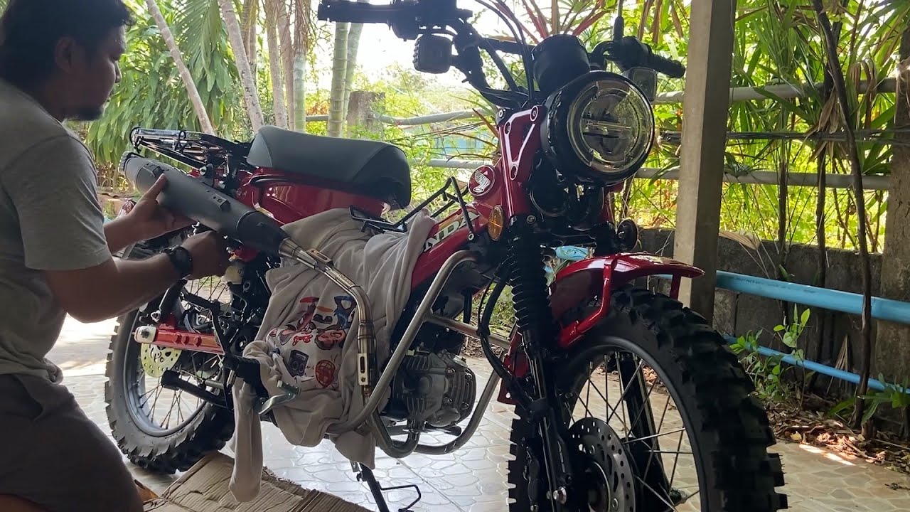 Honda CT125 2023 คอท่อพร้อมไส้ NKracing