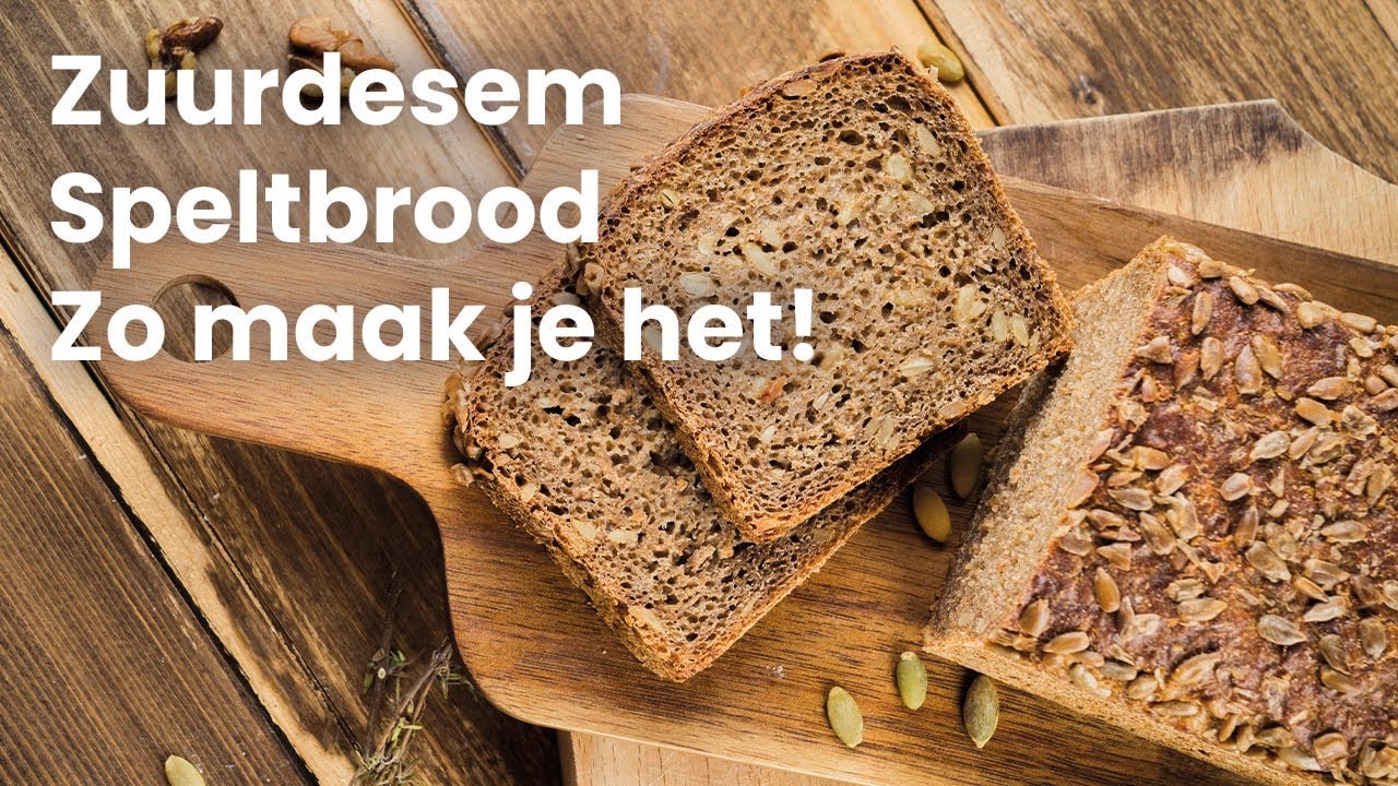 Zuurdesem Speltbrood Maken in de Fornello Broodbakmachine!
