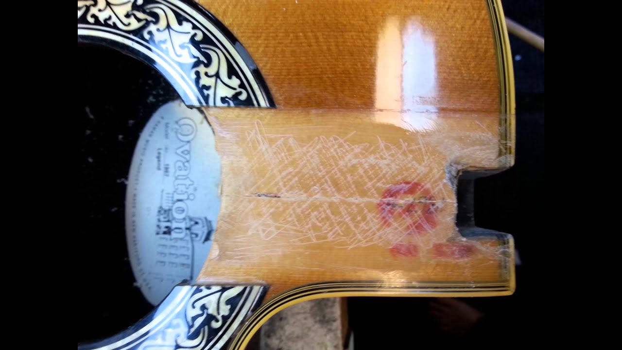 Ovation neck reset and binding