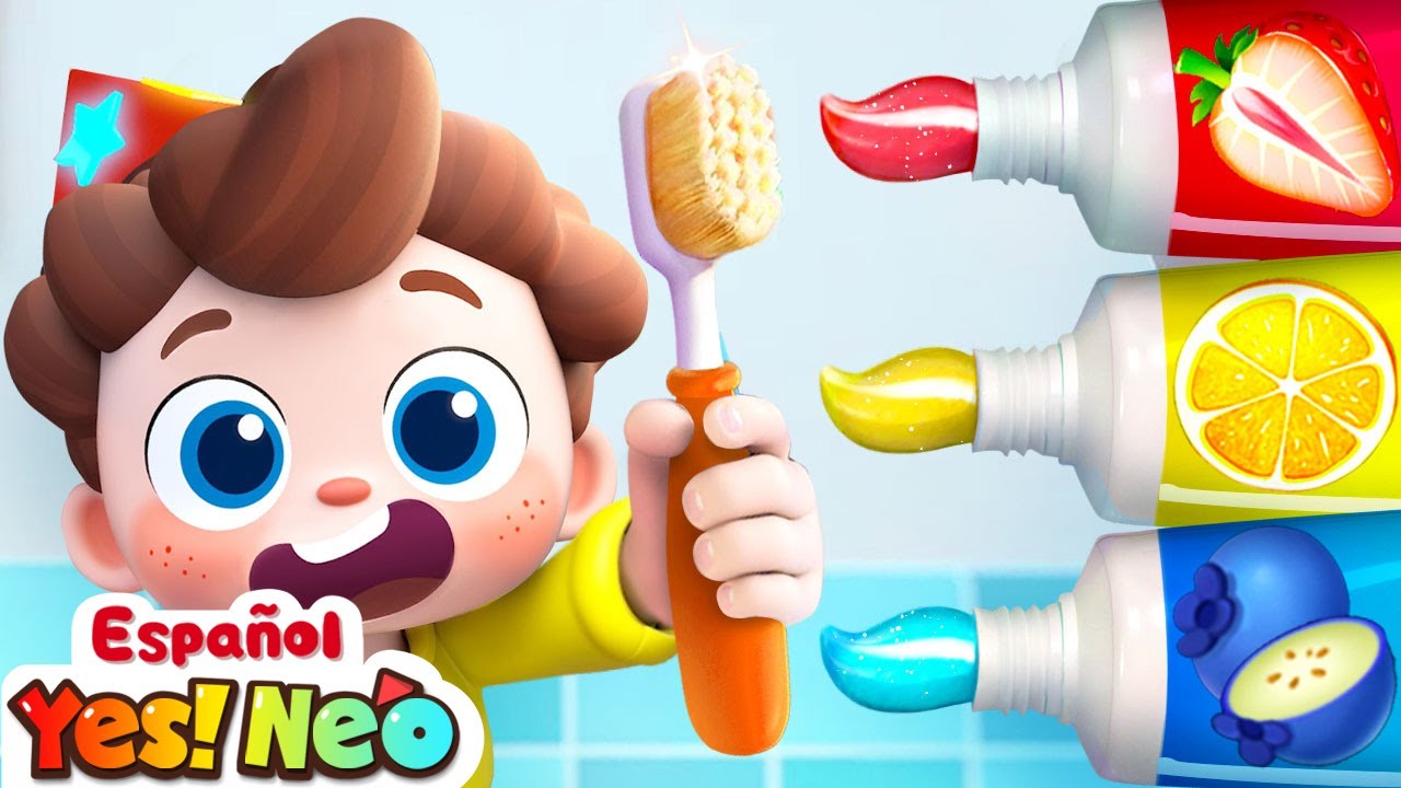Cepíllate los Dientes  | Buenos Hábitos | Yes! Neo - Canciones y Caricaturas para Niños