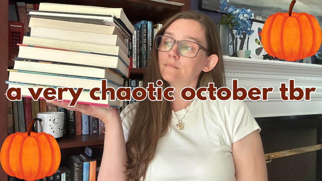 a chaotic october tbr with more books on it than i could ever read