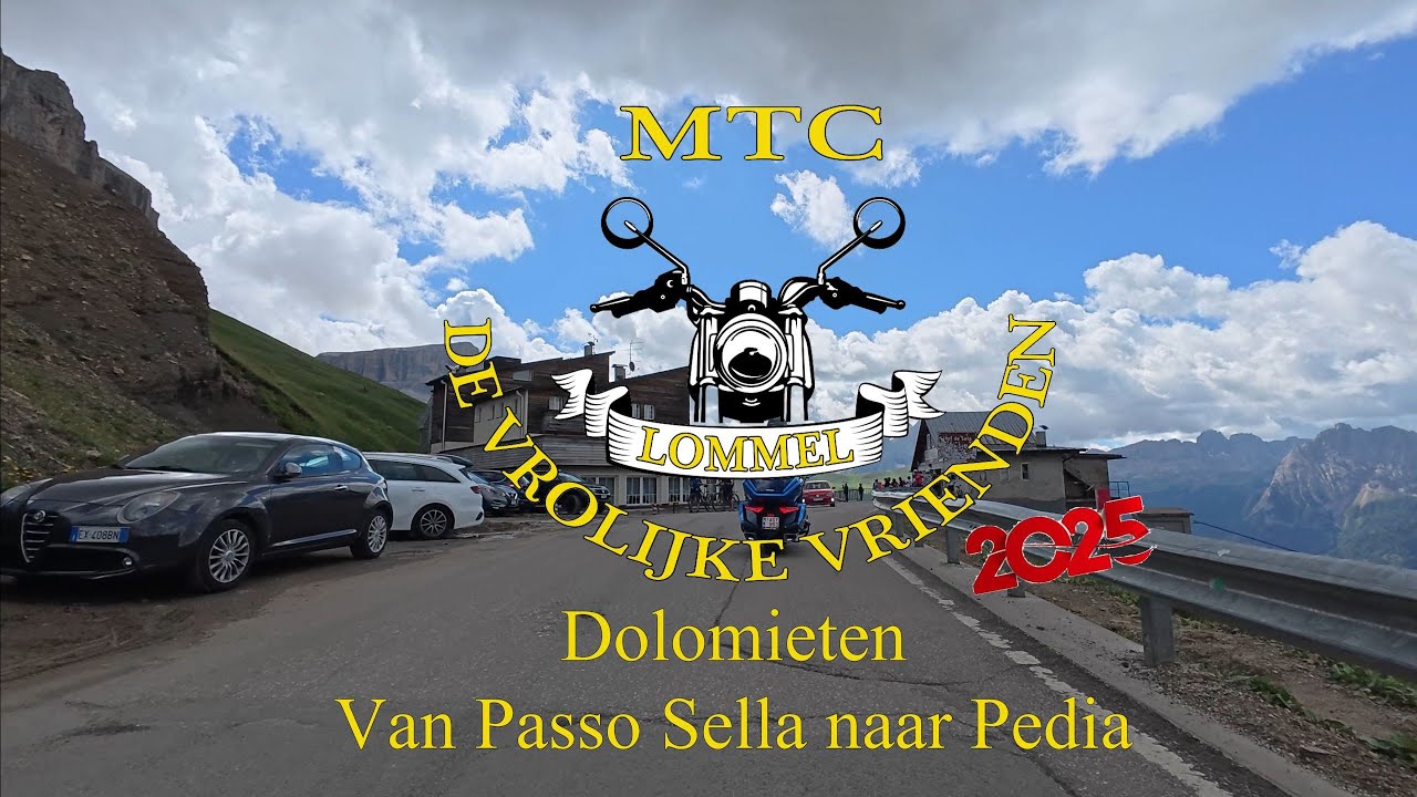 Dolomieten Van Passo Sella naar Pedia 2025 van MTC De Vrolijke Vrienden