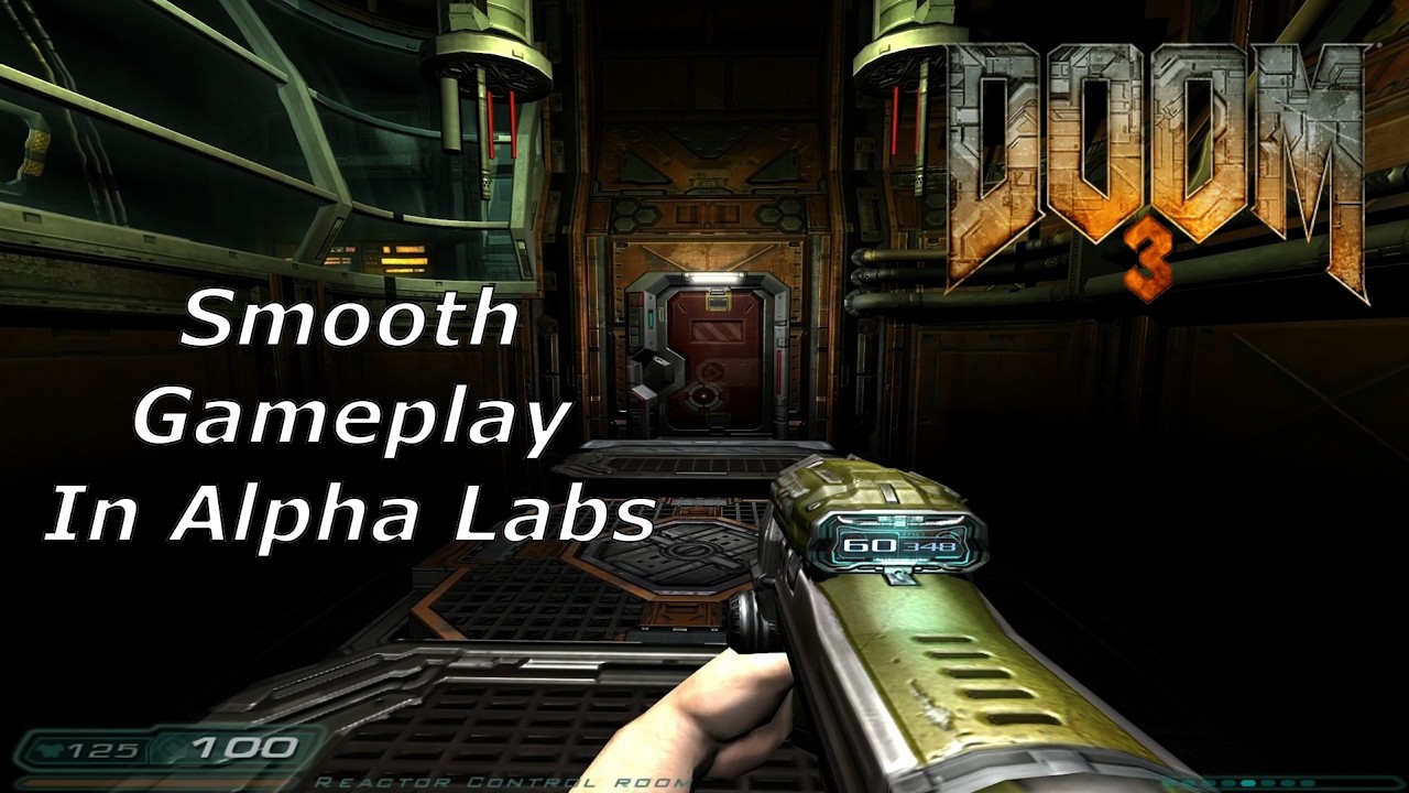 Doom 3 - Smooth Gameplay In Alpha Labs - Sector 3 & 4 | Secrets, Traps And Ambushes