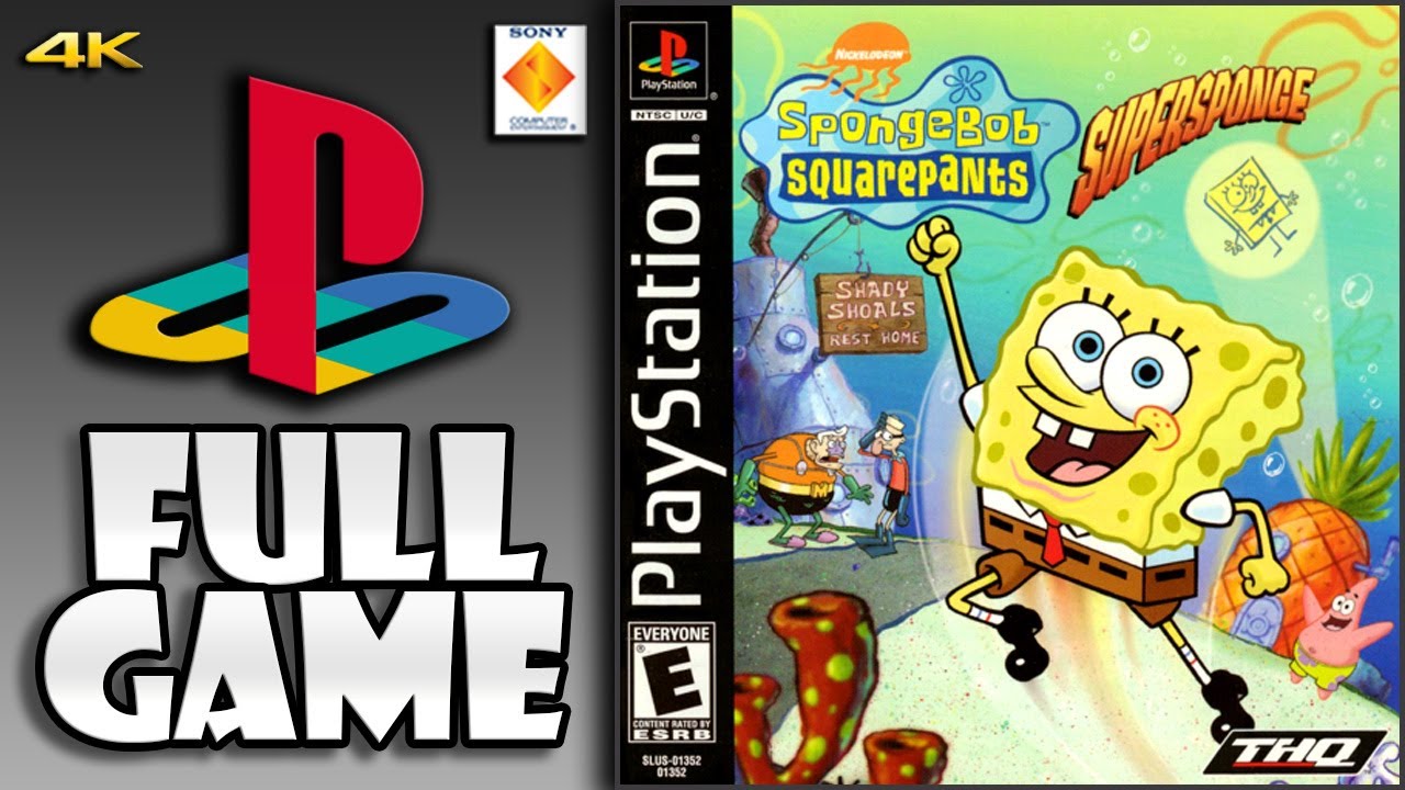 SpongeBob SquarePants: SuperSponge (PS1) - Full Game Walkthrough / Longplay [4K60ᶠᵖˢ UHD]