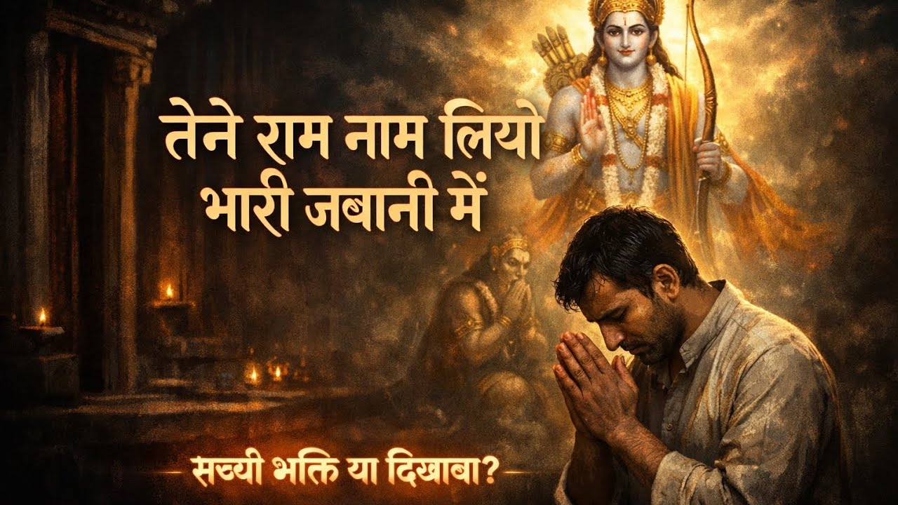 तेने राम नाम न लियो भारी जबानी में | Heart Touching Ram Bhajan | सच्ची भक्ति का संदेश