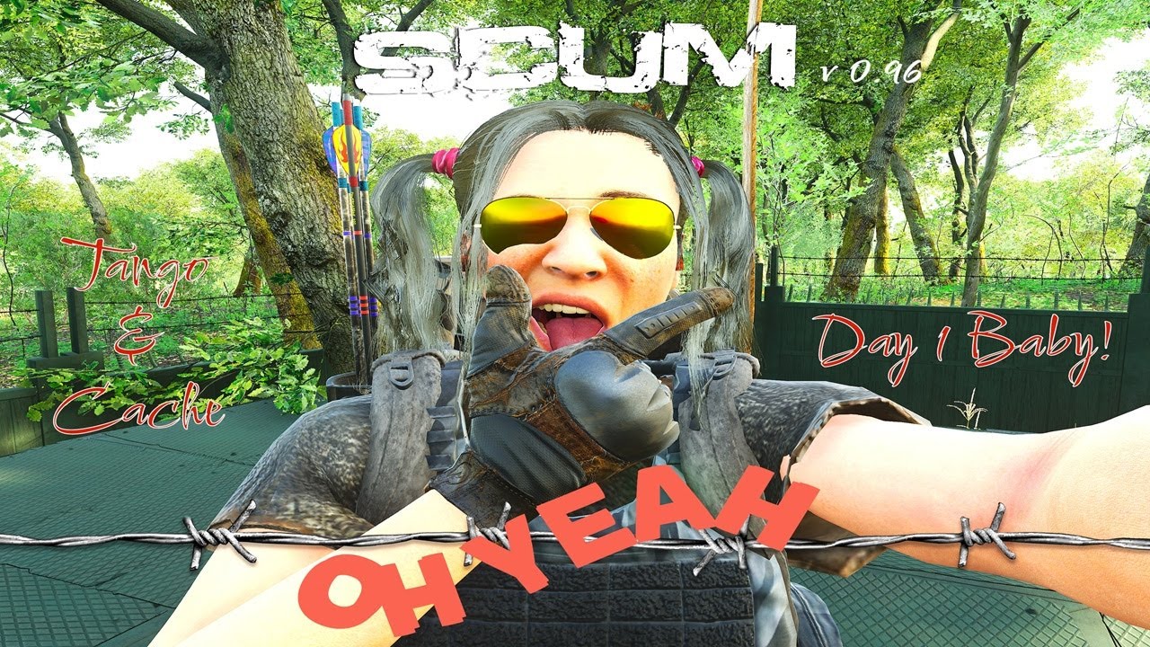 SCUM v0.96 Antler Mama PVE server Day 1