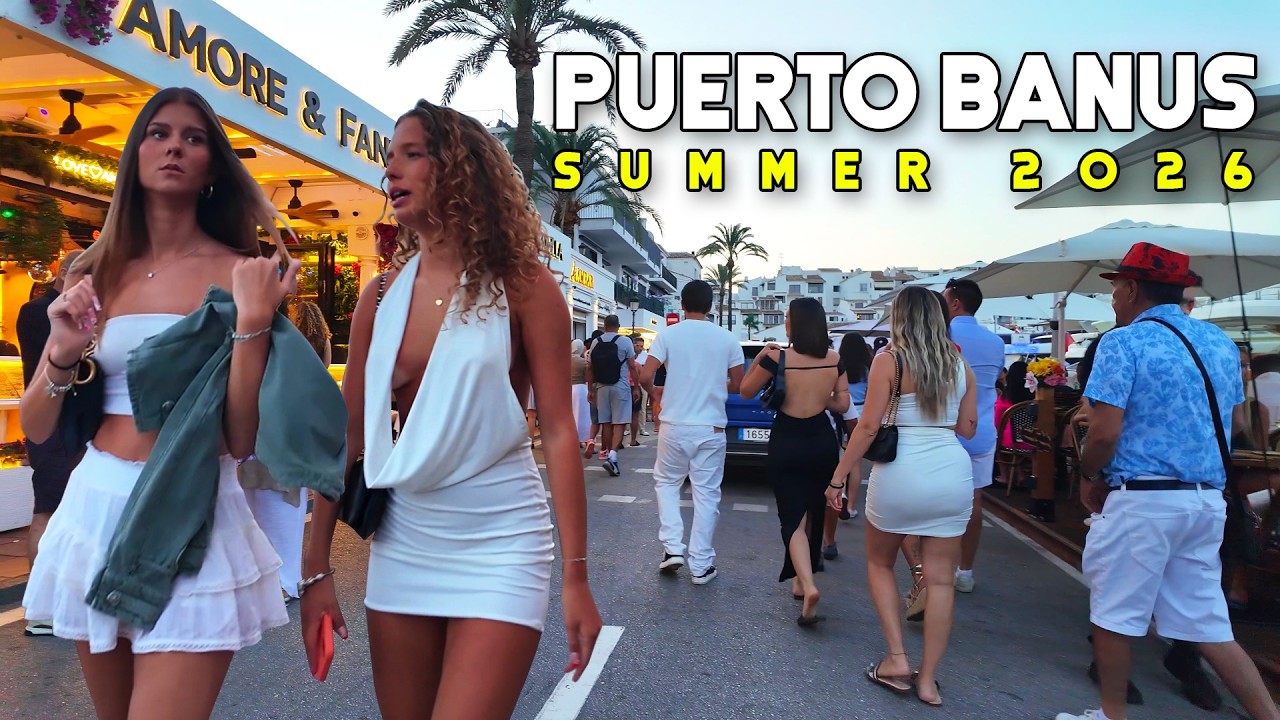 Puerto Banus Marbella Spain 🇪🇸 Luxury and Fun Summer 2026 August Update Costa del Sol | M&aacute;laga [4K]