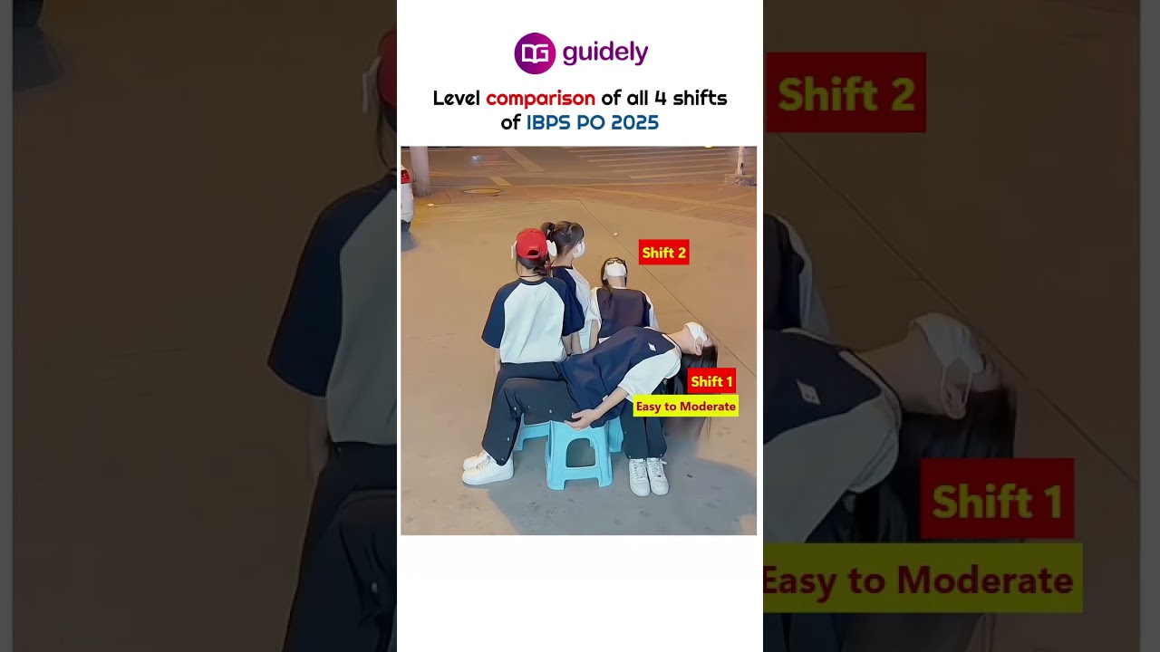 IBPS PO Pre 2025 Exam Level Comparison 😄😄#guidely #reels #trending #shorts #ytshorts #memes #viral
